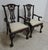 1990s 1980s Pair Drexel Mahogany Chippendale Ball Claw Dining Room Armchairs For Sale - Image 5 of 12