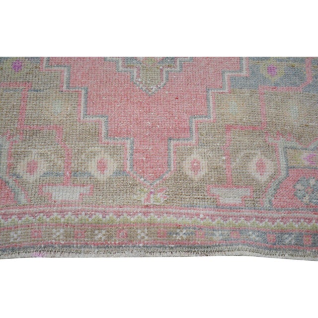 Vintage Turkish Anatolian Hand Knotted Wool Rug, 3'8''x6'8'' For Sale - Image 4 of 5