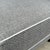 Gray Ethan Allen Gray Upholstered Ottoman With White Piping For Sale - Image 8 of 9