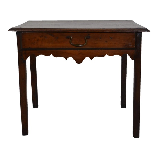 English Oak Side Table C.1800 For Sale