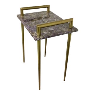 Amethyst Surface End Table for Bedrooom Living Room For Sale