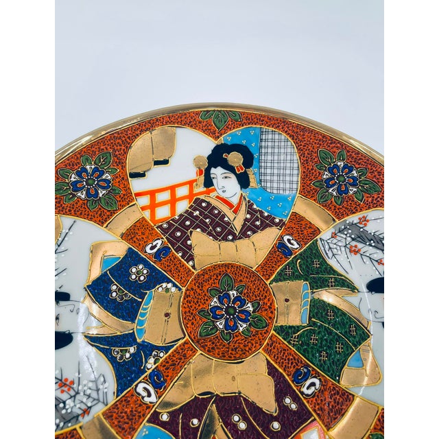 Kutania Porcelain Platter, Japan, 1935 For Sale - Image 4 of 8