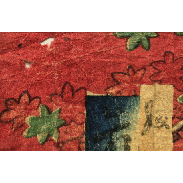 Meji Era (1883) Japanese Woodblock Print of Samurai / Kabuki Actor – Newly Framed For Sale - Image 4 of 5