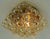 Large Mid-Century Modern Bubble Amber Glass Ceiling Light, 1960s For Sale - Image 10 of 15