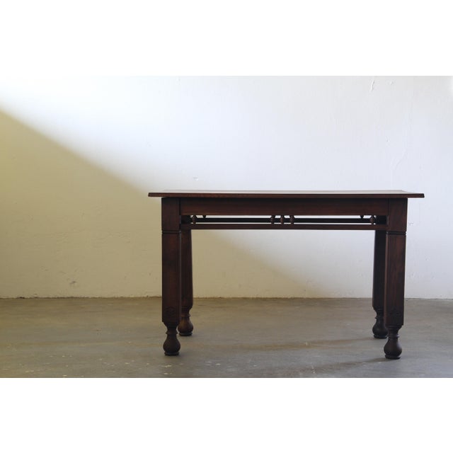 Vintage Danish Oak Farmhouse Table, 1900 For Sale - Image 11 of 17