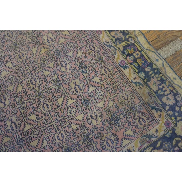 1930s Early 20th Century Indian Cotton Agra Carpet For Sale - Image 5 of 9