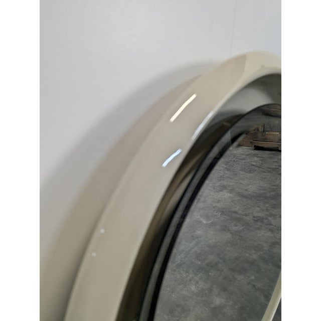 Italian Backlit Ceramic Mirror For Sale - Image 3 of 5