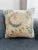 Boho Chic Vintage Turkish Isparta Rug Pillow Cover 16x16 – Faded Floral Wool Cushion For Sale - Image 3 of 11