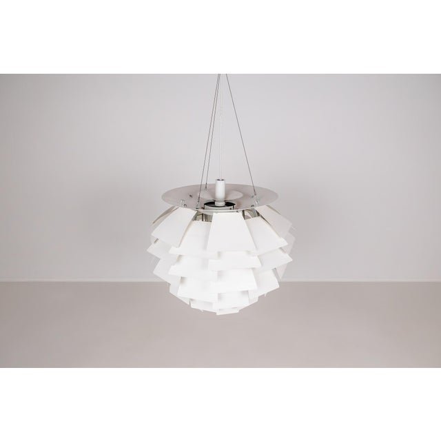 Vintage Danish Artichoke Pendant Lamp by Poul Henningsen, 1980s For Sale - Image 9 of 12