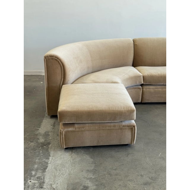 Textile Abruzzo Sectional - Compact Version For Sale - Image 7 of 16