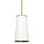 2020s Regina Andrew Hattie Pendant, White and Natural Brass For Sale - Image 5 of 7