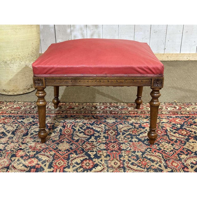 Set of Breton Armchair and Ottoman, 1930s For Sale - Image 12 of 16