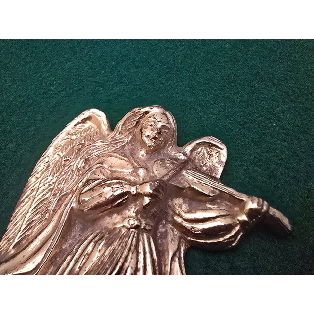 Array of Antique Victorian-Style Solid Brass Wall Ornaments and Cabinet Knobs For Sale - Image 4 of 9