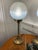 1930s 1930s Deco Period Art Glass Shade Table Lamps on Brass Stems - a Pair For Sale - Image 5 of 5