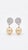 Natural Pearl 33.40cts & Diamond 1.83cts Earring in 14k Gold For Sale - Image 4 of 8