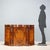 A Louis Philippe walnut sideboard, crafted in Italy in the second quarter of the 19th century, features a rounded...