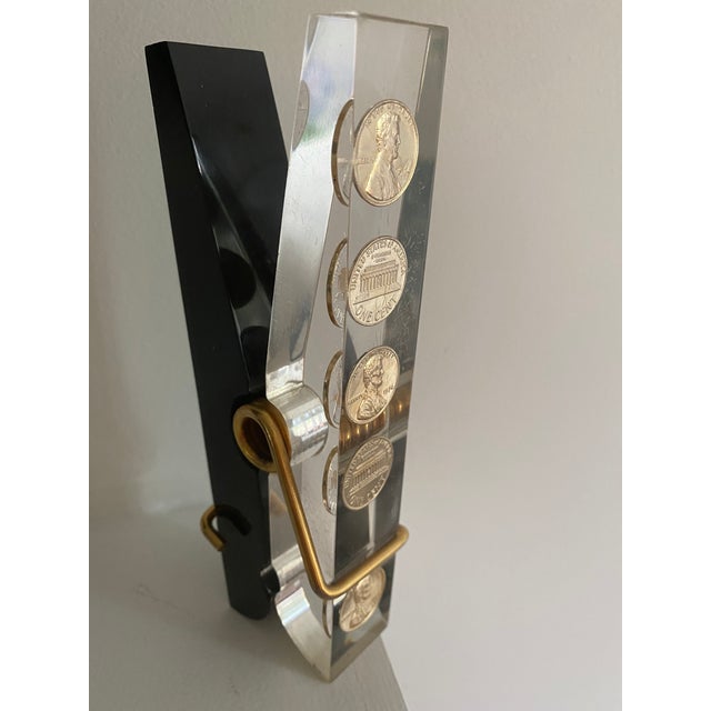 Vintage Giant Lucite Clothes Pin Decor For Sale In Raleigh - Image 6 of 13