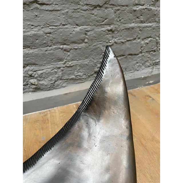 Metal Large French Sting Ray Coffee Table in Bronze, 1970 For Sale - Image 7 of 18