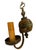 1920s Rare Pair of Spanish Revival Wall Sconces With Original Painted Patina For Sale - Image 4 of 6