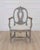 Gustavian (Swedish) Swedish 18th Century Gustavian Painted Armchair For Sale - Image 3 of 6
