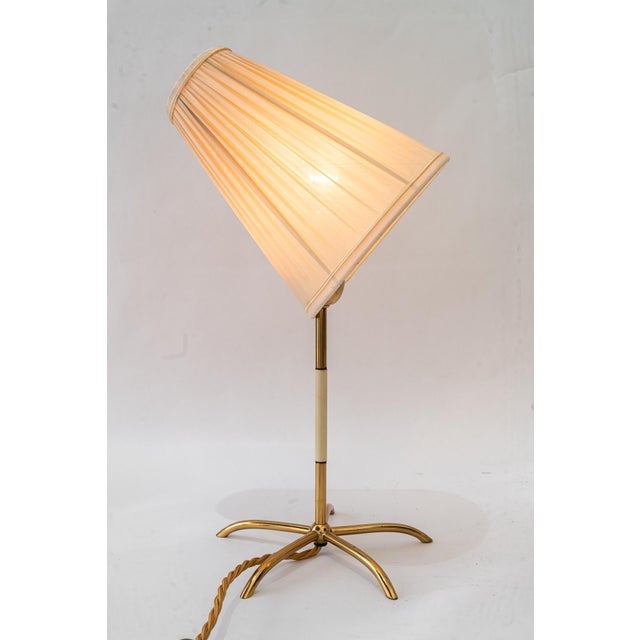 Table Lamp with Fabric Shade by Rupert Nikoll, Vienna, Austria, 1950s For Sale - Image 12 of 18
