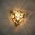 Gold-Plated Pyramid Murano Flush Mount or Wall Light from La Murrina, Italy, 1970s For Sale - Image 12 of 13