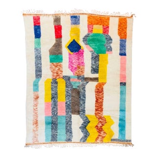 Moroccan Beni Ourain Mrirt Rug-8’x10" For Sale