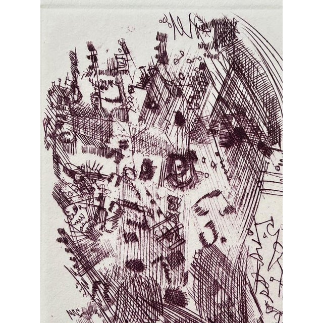 Modern Camille Bryen, Homage to Hans Arp, 1967, Etching For Sale - Image 3 of 6