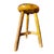 Wood Primitive Wooden Tripod Stool, 1890s For Sale - Image 7 of 18