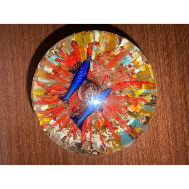 Murano Glass Paperweight, 1950 For Sale - Image 8 of 9