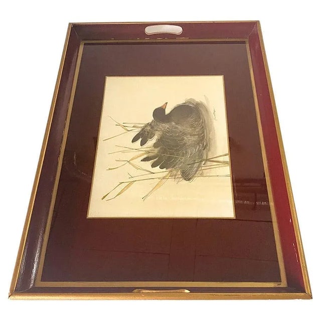 Purple Color Wood Platter, England, 1970s For Sale - Image 10 of 10