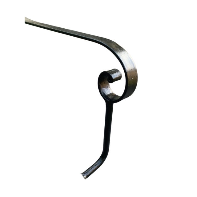 Metal Vintage Salterini Wrought Iron Outdoor Patio Dining Chair, Attributed For Sale - Image 7 of 9