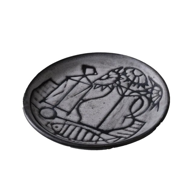 French Ceramic Bowl by Jacques Pouchain for Atelier Dieulefit, 1950s For Sale