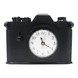 Vintage Black Canetti Camera Clock