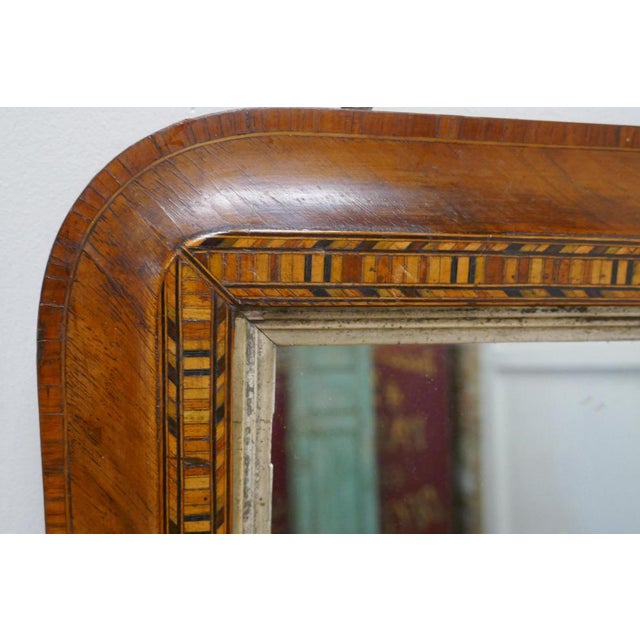 Victorian Walnut Overmantel Mirror For Sale - Image 4 of 8