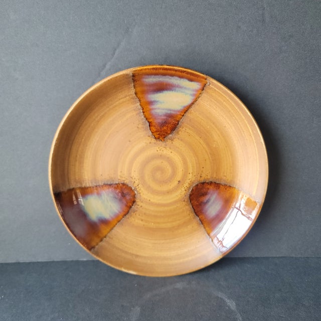 Sango Splash 4951 Stoneware 8" Salad Plates Set of 4 For Sale - Image 4 of 6