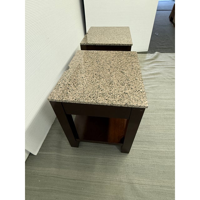 Bermanfalk Bespoke Nightstands, Pair For Sale - Image 11 of 15