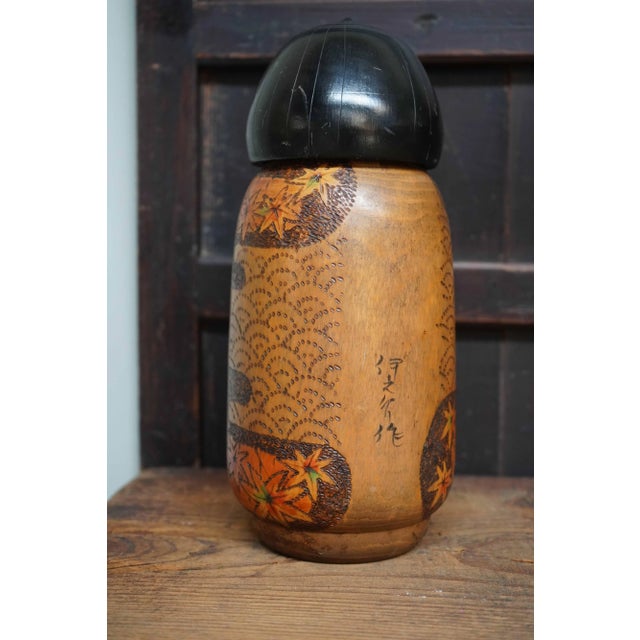 Vintage Sosaku Kokeshi by Inosuke Kobayashi, Japan, 1960s For Sale - Image 6 of 10