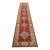 Kazak Runner 2’11” X 13’2” Red Wool Tribal Hand-Knotted Oriental Rug For Sale