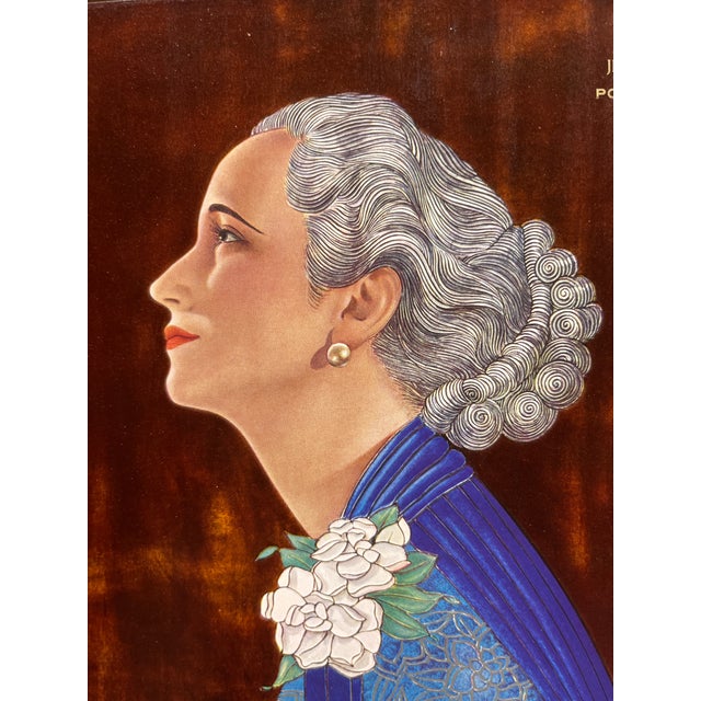 Art Deco 1934 Jean Dunand Portrait Print For Sale - Image 3 of 11