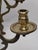 Antique 19th C. Polish Brass Bench Menorah Hanukkah Lamp Lions Birds Openwork For Sale - Image 4 of 18