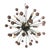 Contemporary Ametista “Star” Murano Glass Sputnik Chandelier For Sale