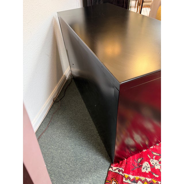Black Hon Double Drawer Lateral File Cabinet, Black For Sale - Image 8 of 12