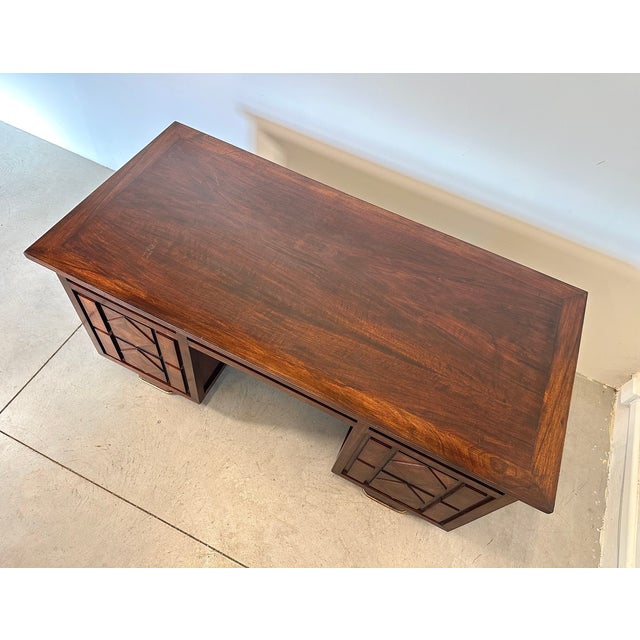 Walnut Desk in the style of Paolo Buffa, 1950s For Sale - Image 16 of 18