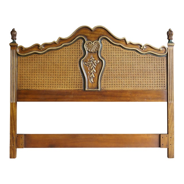 Drexel Brittany Collection Cane Full Headboard Chairish