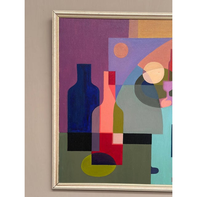 BMK, Abstract Still Life, 1993, Oil Painting on Canvas, Framed For Sale - Image 14 of 18