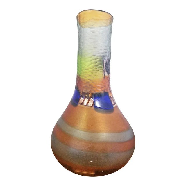 Murano Glass Vase, 1980s For Sale - Image 3 of 10