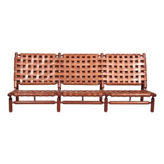 Three-Seater Sofa by Ilmari Tapiovaara for Paolo Arnaboldi, Italy, 1957 For Sale