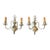 Antique Silver Plate Double Wall Sconces - a Pair For Sale