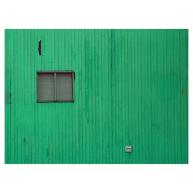 John C. Magee, Green Windowed Wall, Photographic Paper For Sale
